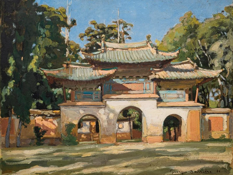 1881-Georges Barrière - La Porta della Pagoda dei Tormenti
